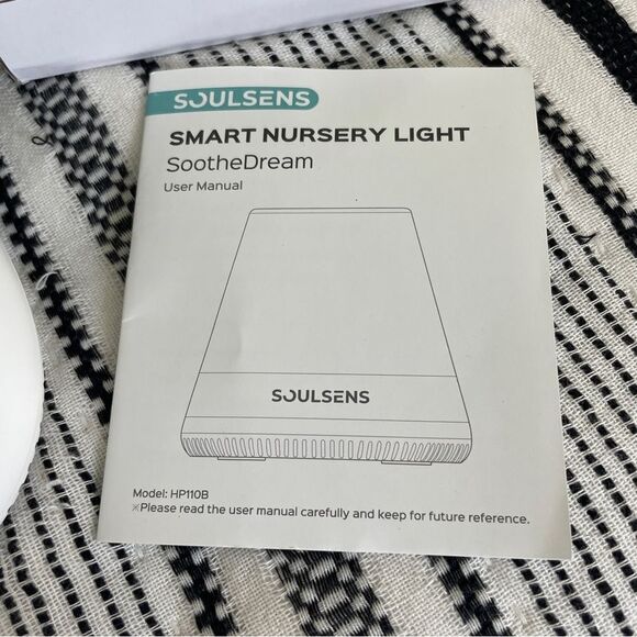 Smart Nursery Light for Kids and Babies Teal White Night Light Noise Machine - Picture 10 of 16